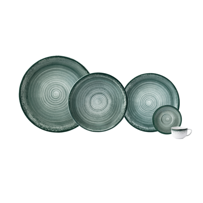 Jogo de jantar Esfera Verde